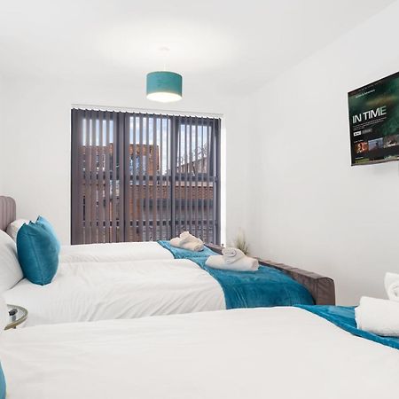 Ebra Stays - Choice Of 2 Or 3 Individual Beds - Luxury New Build Apartment ✪ City Centre, Digbeth ✓ Smart Tv'S & Large Corner Sofa - Birmingham Buitenkant foto