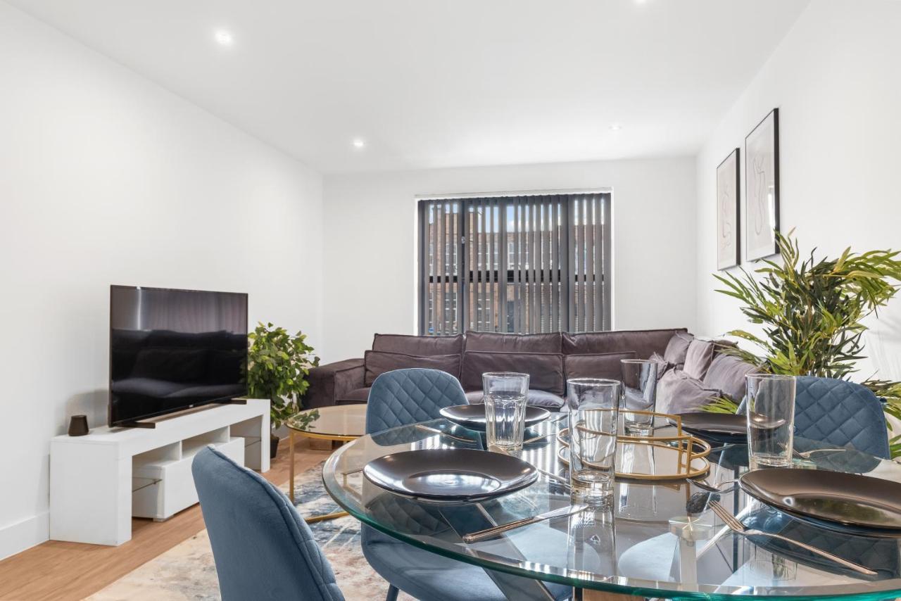 Ebra Stays - Choice Of 2 Or 3 Individual Beds - Luxury New Build Apartment ✪ City Centre, Digbeth ✓ Smart Tv'S & Large Corner Sofa - Birmingham Buitenkant foto