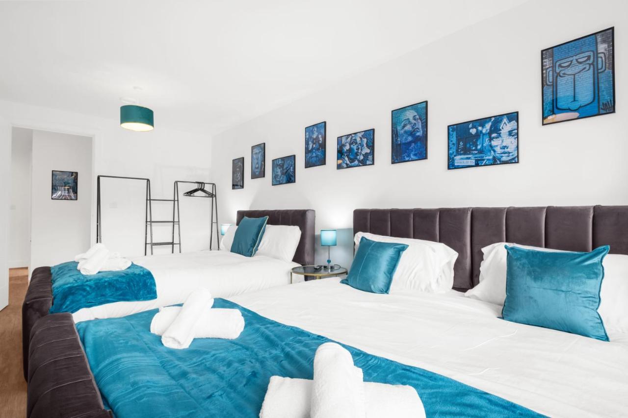 Ebra Stays - Choice Of 2 Or 3 Individual Beds - Luxury New Build Apartment ✪ City Centre, Digbeth ✓ Smart Tv'S & Large Corner Sofa - Birmingham Buitenkant foto